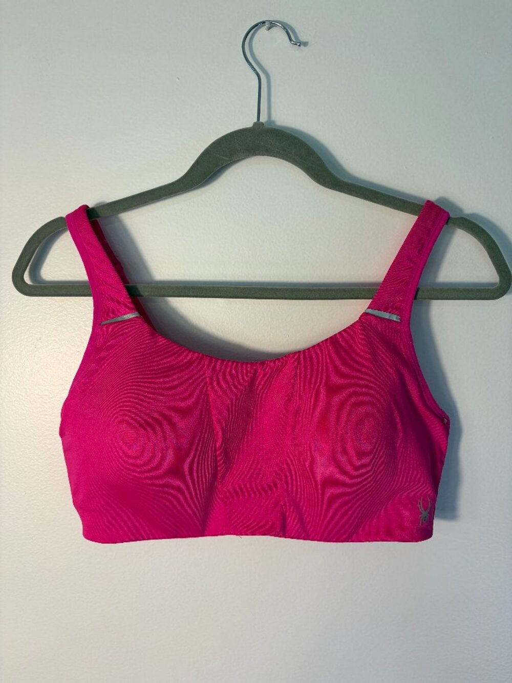 Spyder Hot Pink Adjustable Strap Sports Bra